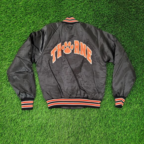 Vintage 70s West-Ark Varsity Jacket Medium 20x23 Ringer USA - Picture 1 of 16